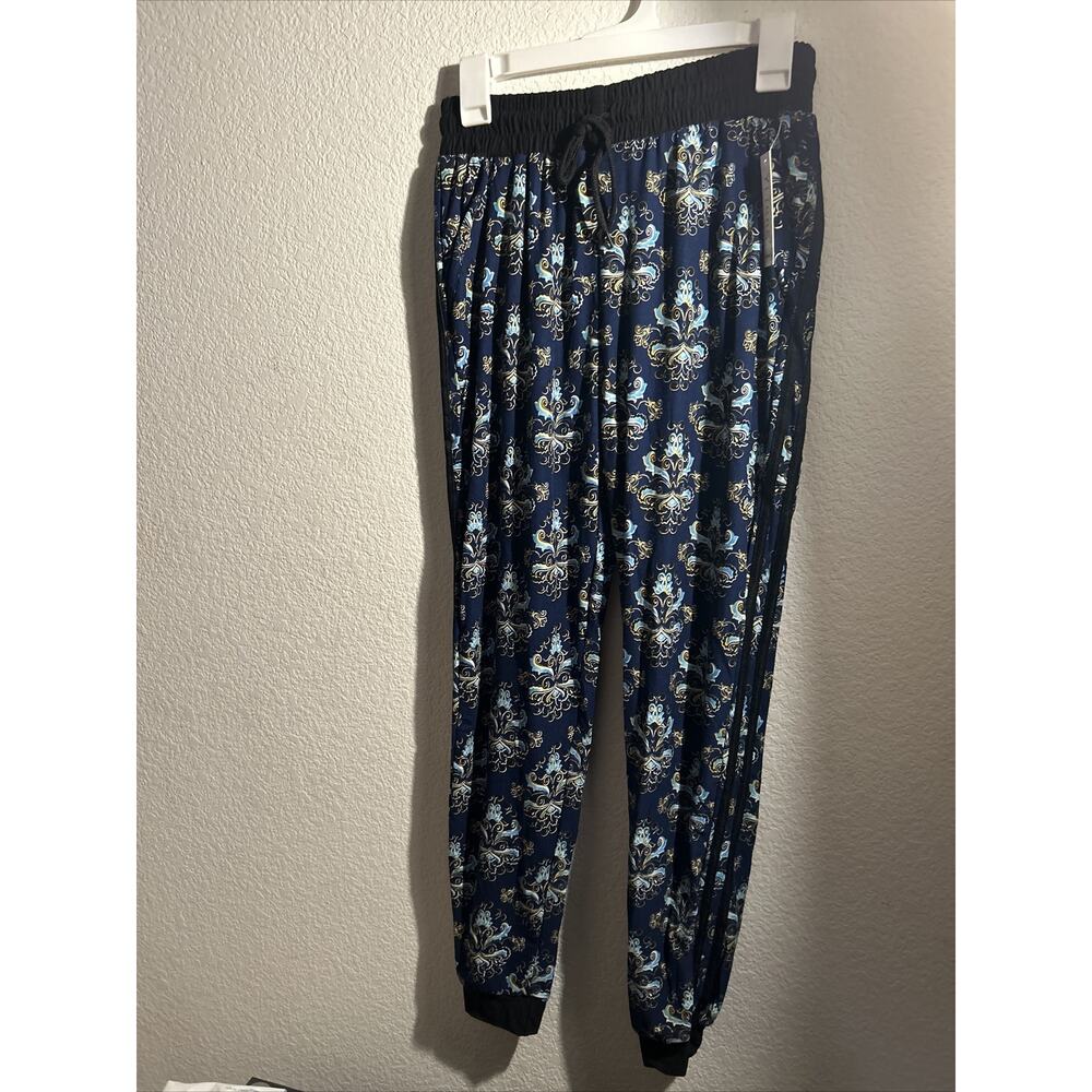 Women’s Joggers NWT S/M Blue Multi Color